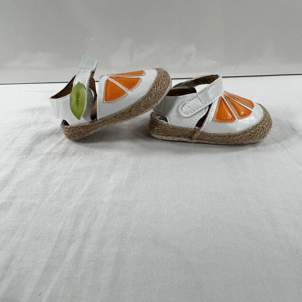 Rachel Zoe Los Angeles New York Citrus Shoes  Infant Toddler 3 Months Orange